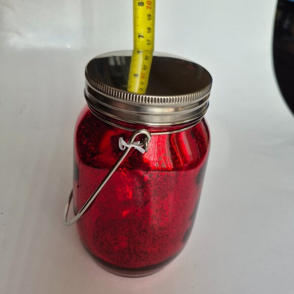 Red Decorative Jar With Lights - Picture 9 of 9